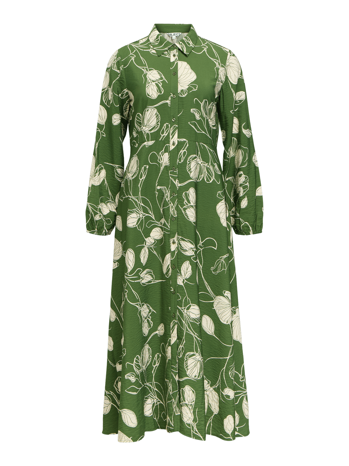 OBJJACIRA Long Dress - Bronze Green - VERO MODA & VILA Bergvik